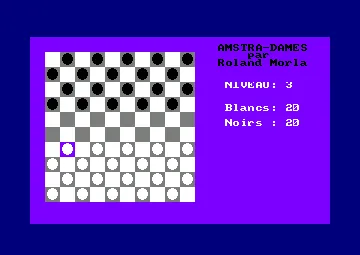 Amstra-Dames (F) (1985) screen shot game playing